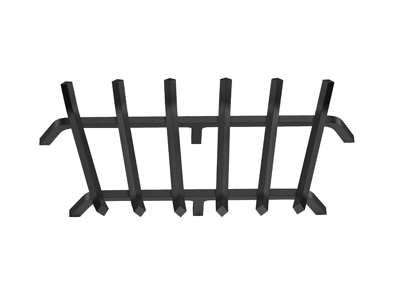 Grille à Bûches pour Foyer SucceBuy, 69 cm, Acier avec Revêtement en Poudre, Support à Bois