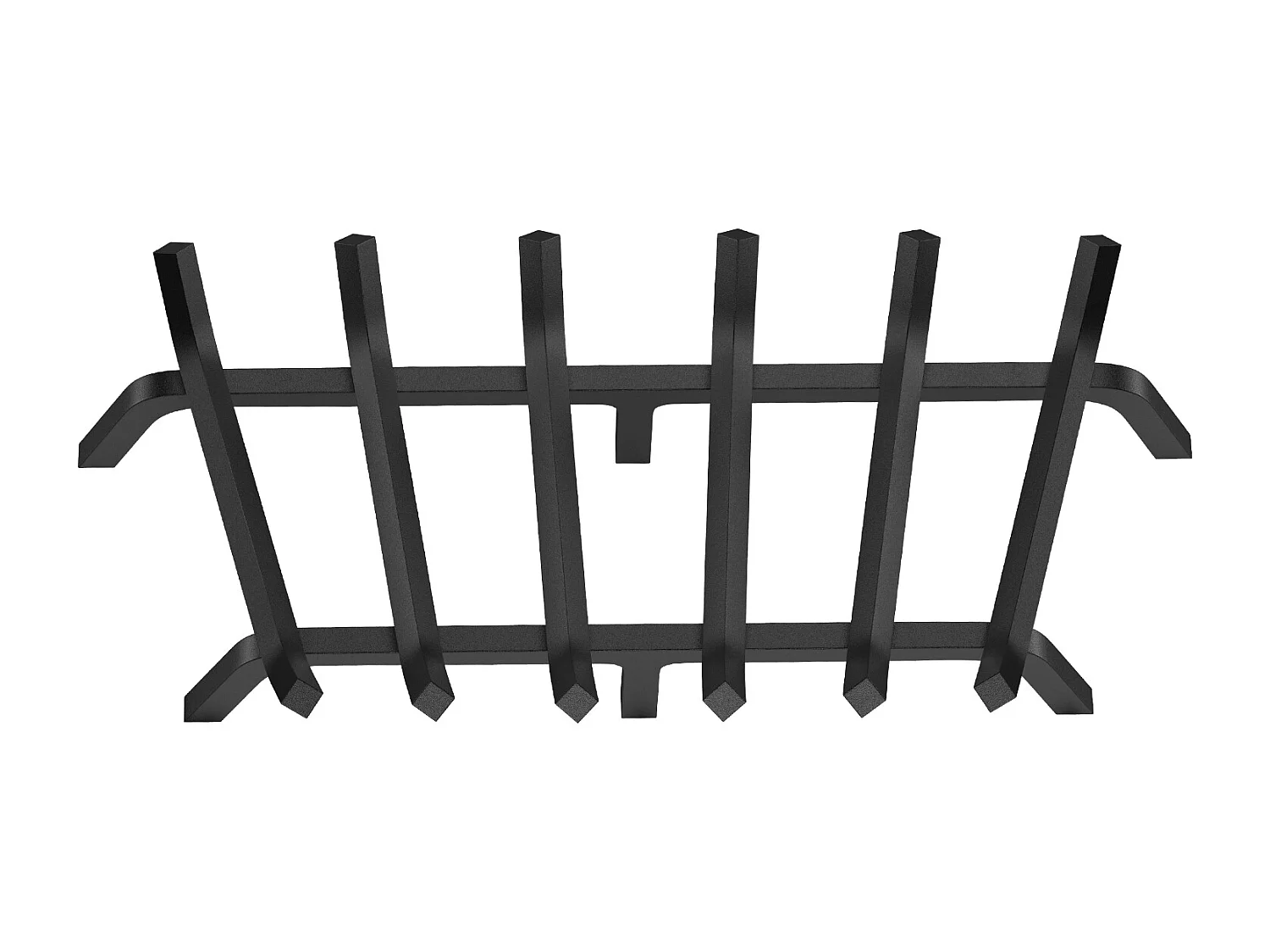 Grille à Bûches pour Foyer SucceBuy, 69 cm, Acier avec Revêtement en Poudre, Support à Bois