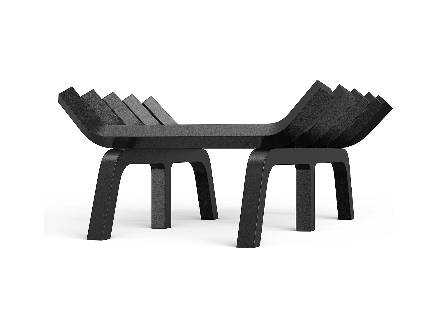 Grille à Bûches pour Foyer SucceBuy, 53 cm, Acier avec Revêtement en Poudre, Support à Bois