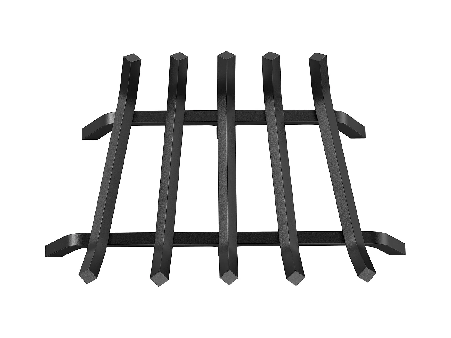 Grille à Bûches pour Foyer SucceBuy, 53 cm, Acier avec Revêtement en Poudre, Support à Bois
