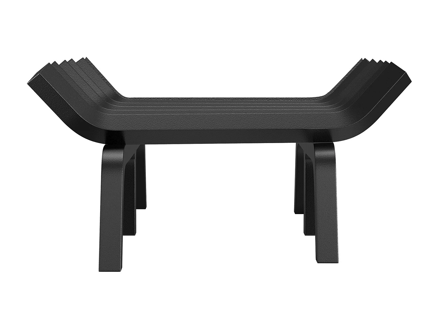 Holzrost für Kamin SucceBuy, 76 cm, Pulverbeschichtet Stahl, Brennholzhalter für den Innen- und Außenbereich