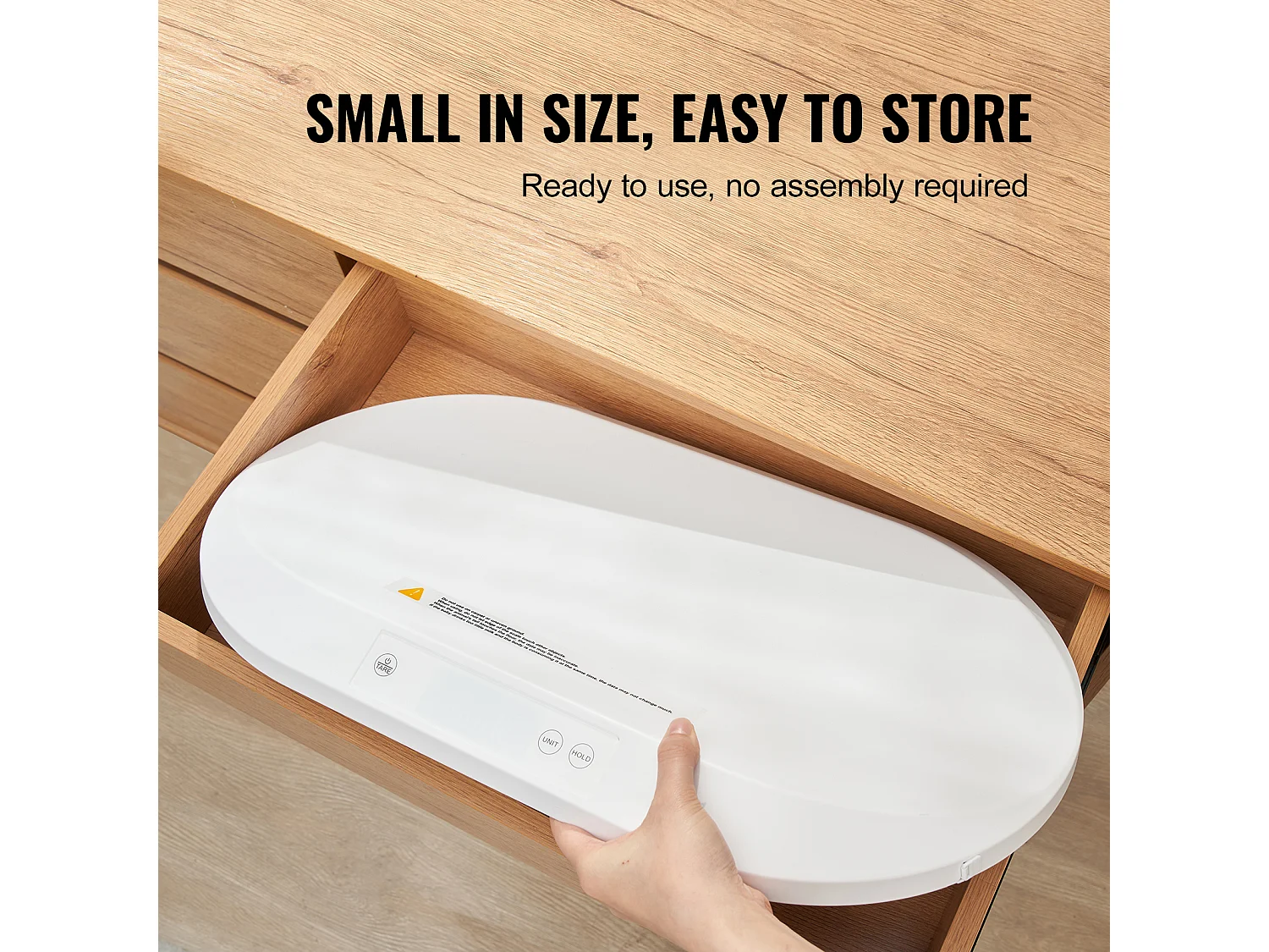 Balance Numérique pour Bébé SucceBuy, avec Ruban à Mesurer et Fonction Hold & Tare