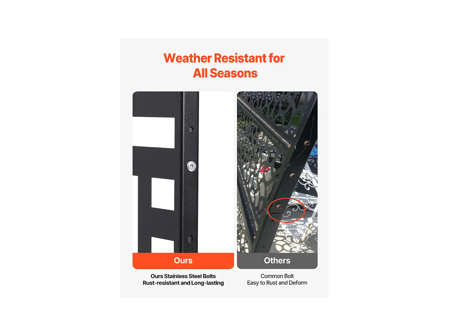 Panneau Extérieur Décoratif, SucceBuy Écran de Confidentialité en Métal, 120 x 193 cm, Panneaux de Confidentialité Extérieurs, Noir