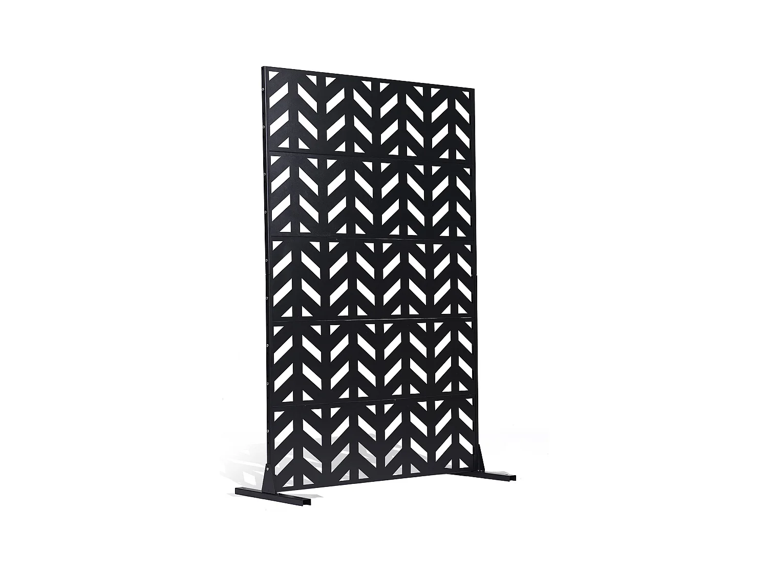 Panneau Extérieur Décoratif, SucceBuy Écran de Confidentialité en Métal, 120 x 183 cm, Écran de Confidentialité Extérieur Autoportant