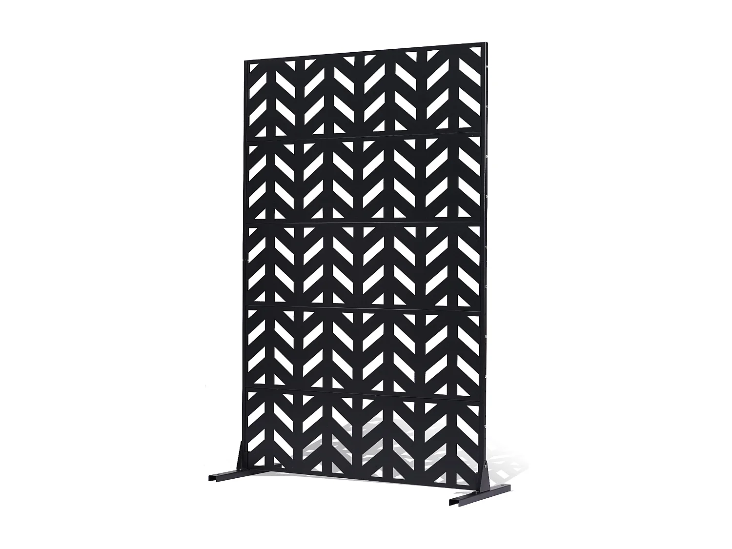 Painel Decorativo para Áreas Exteriores, SucceBuy Tela de Privacidade Metálica, 120 x 183 cm, Tela de Privacidade Autônoma para Áreas Exteriores