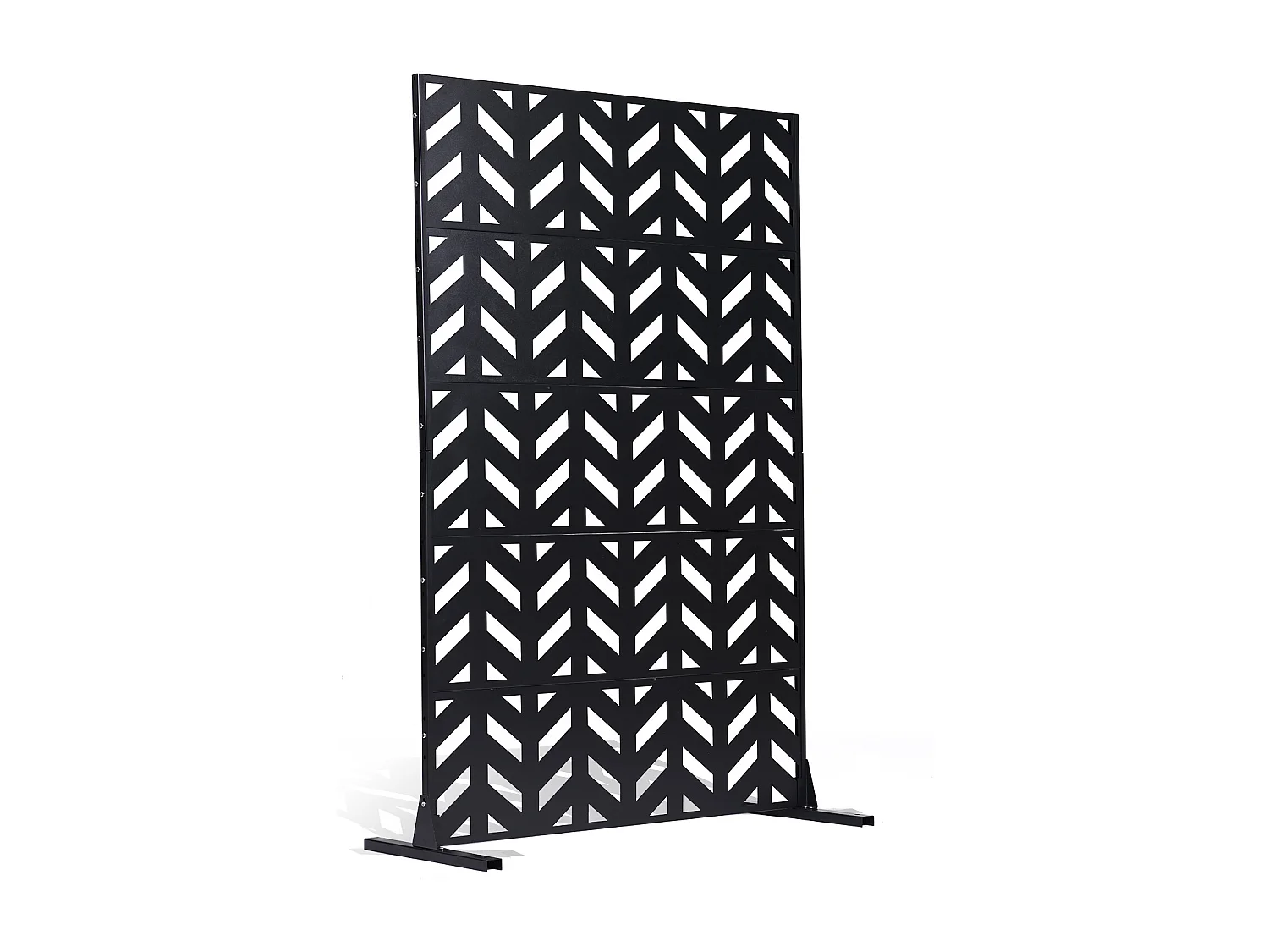 Painel Decorativo para Áreas Exteriores, SucceBuy Tela de Privacidade Metálica, 120 x 183 cm, Tela de Privacidade Autônoma para Áreas Exteriores