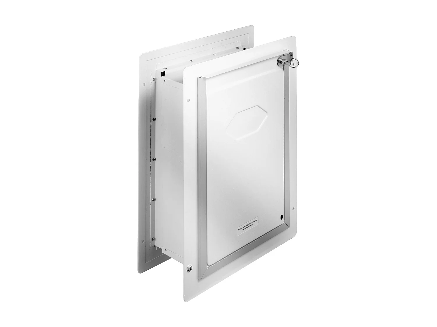 Porte pour Animaux SucceBuy, S, Petit Cadre en Métal avec Serrure et Système à 3 Volets, Porte pour Chien Résistante aux Intempéries