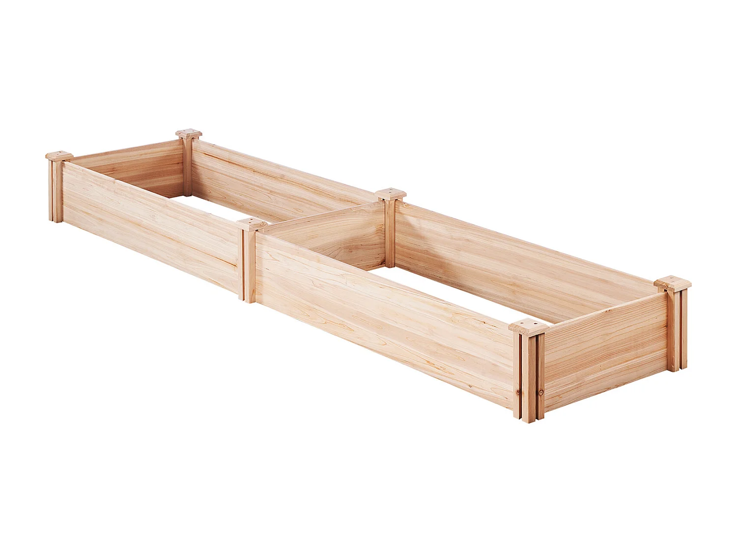 Jardinière Surélevée en Bois SucceBuy 240x60x25cm