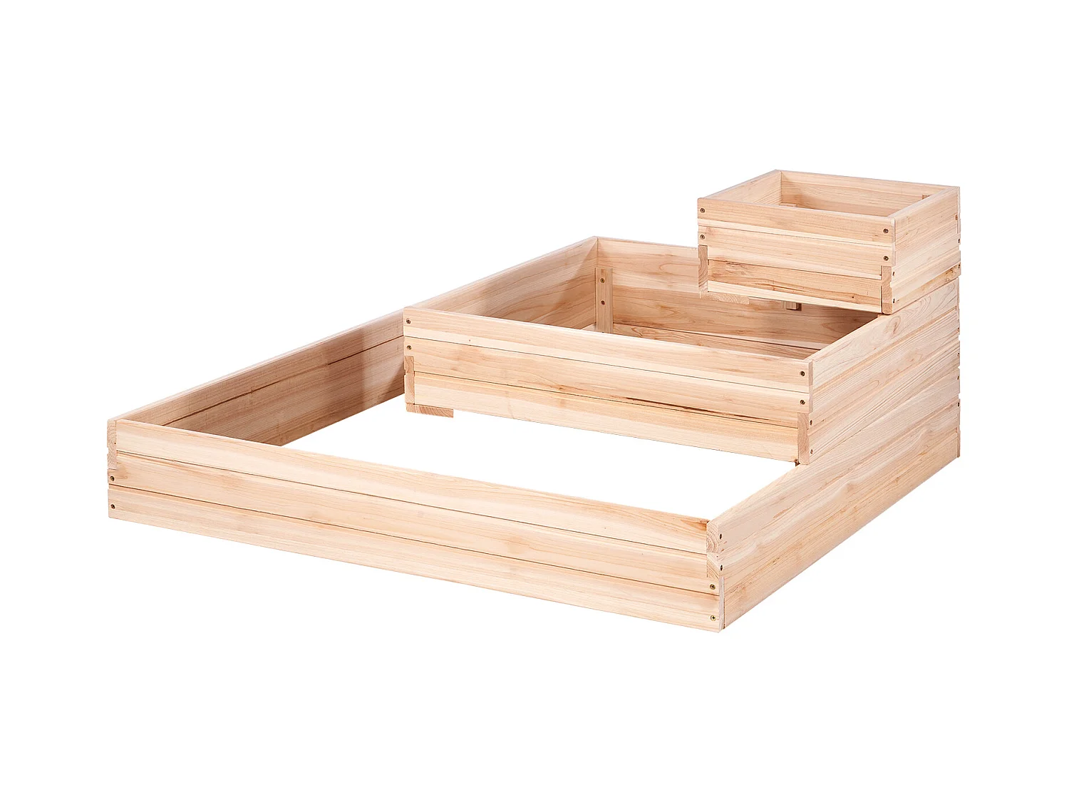 Jardinière Surélevée en Bois SucceBuy 113x113x51cm