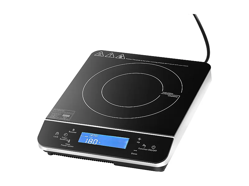 Cuisinière à Induction Portable SucceBuy 2200 W, 9 Réglages de Température, Compacte et Polyvalente, Portable pour la Maison