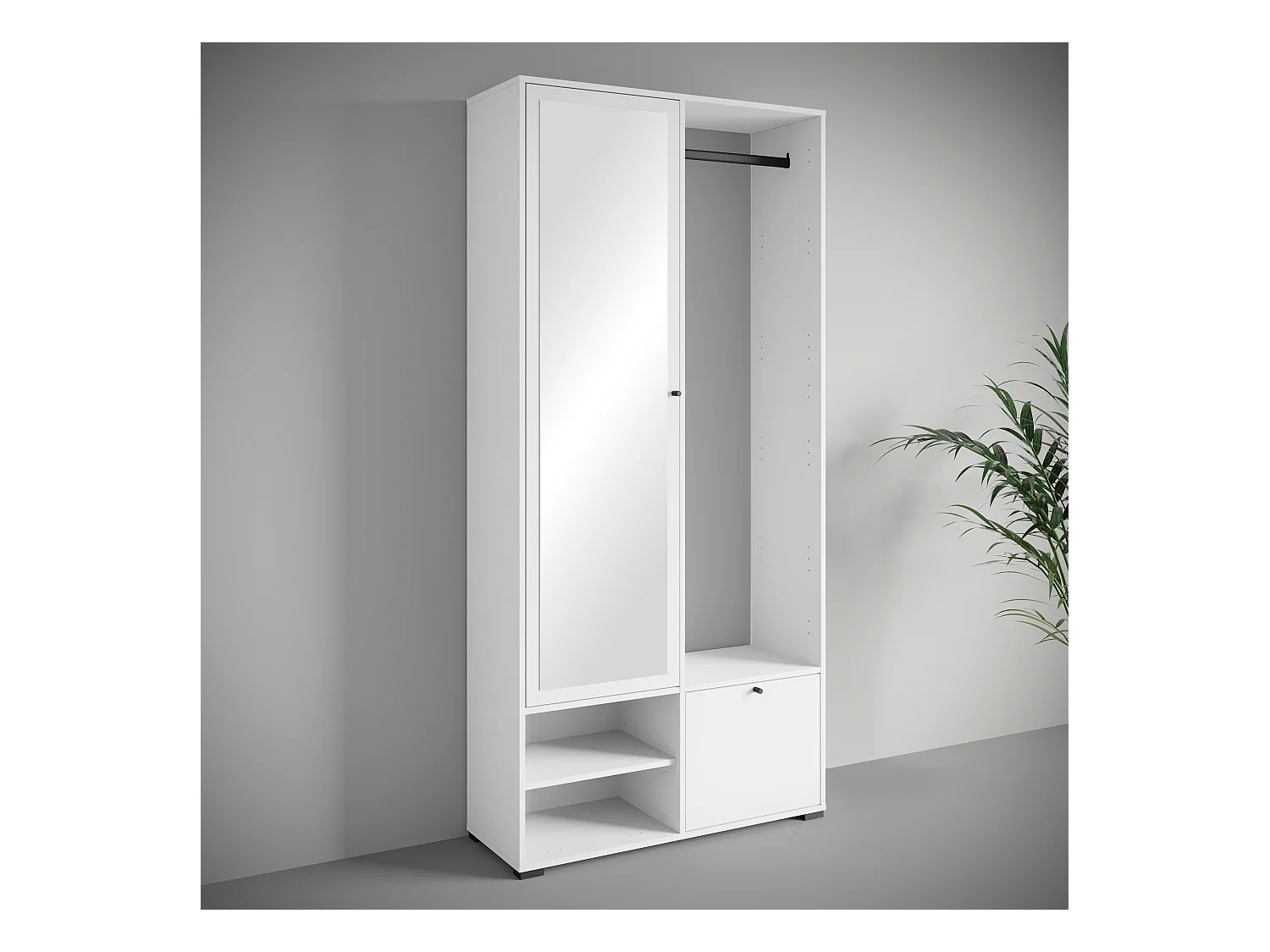 MINIO go for it, Armoire DAFNI en blanc