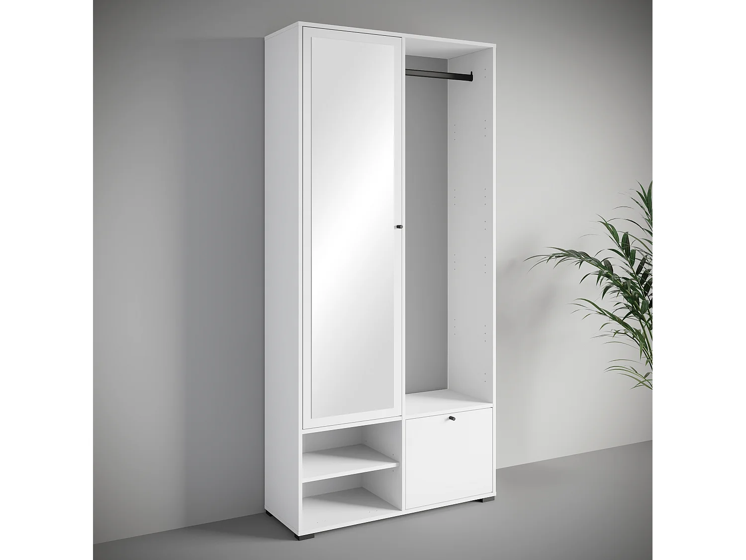 MINIO go for it, Armoire DAFNI en blanc