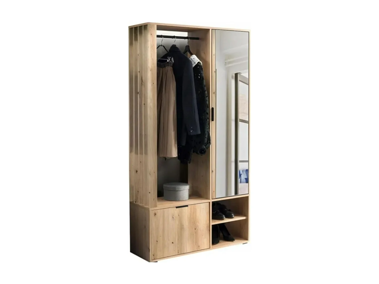 MINIO go for it, Garderobenset MELO in Farbe Artisan Eiche