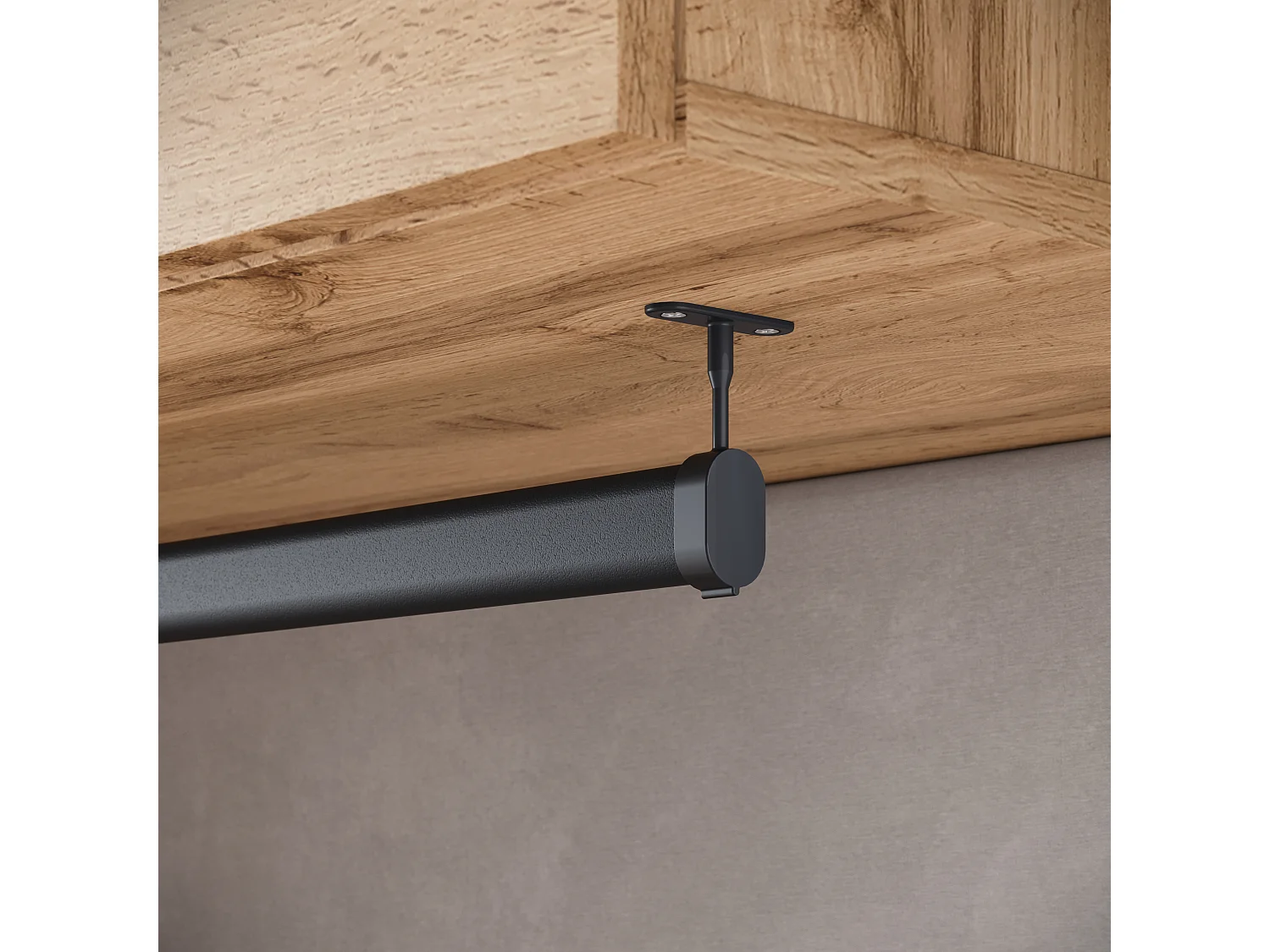 MINIO go for it, armoire TOKAT en chêne wotan / panneaux gris