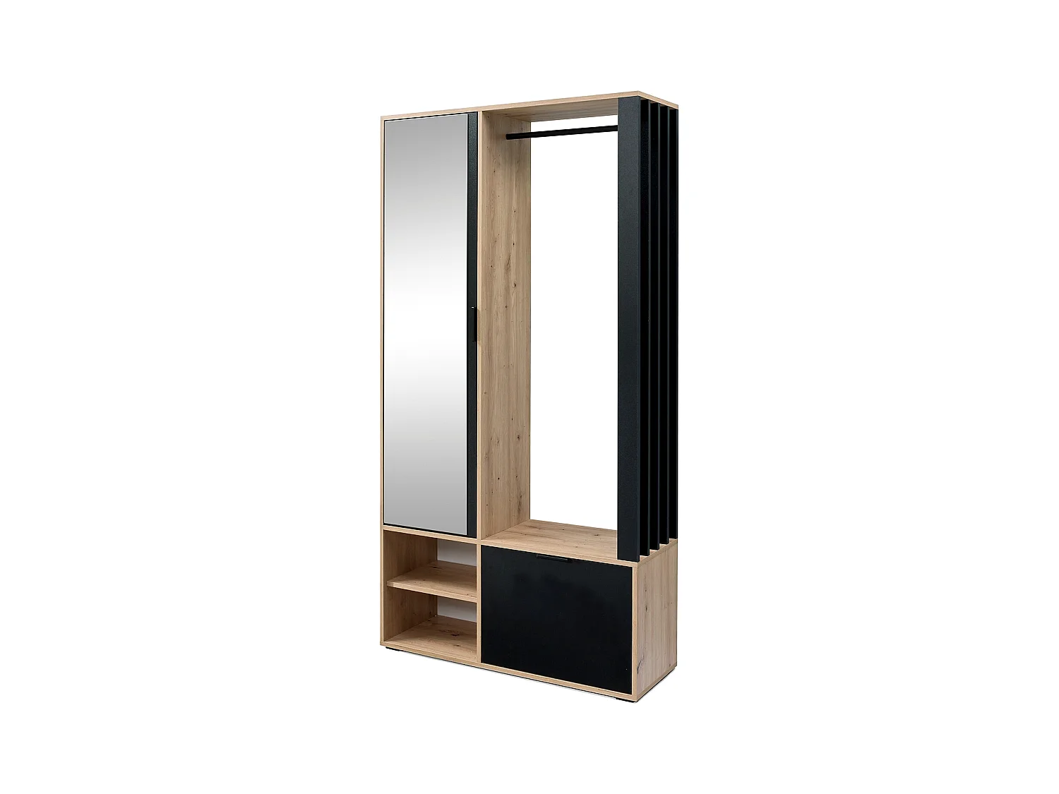 MINIO go for it, Armoire MELO en chêne Artisan/noir