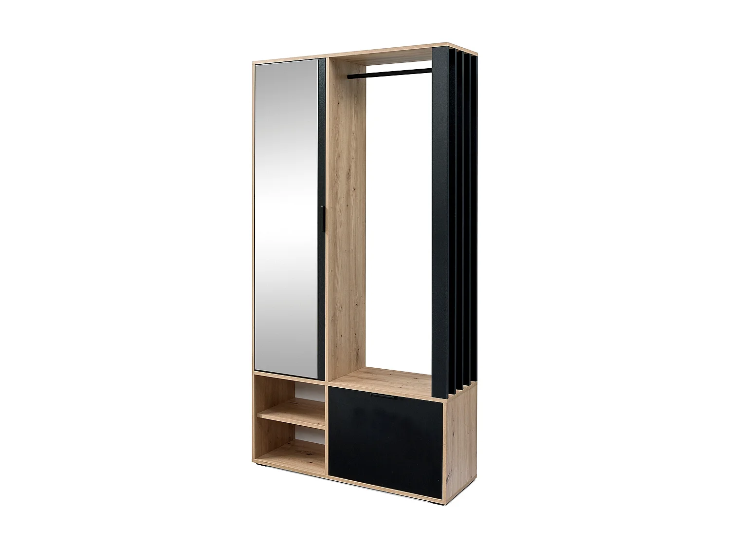 MINIO go for it, Armoire MELO en chêne Artisan/noir