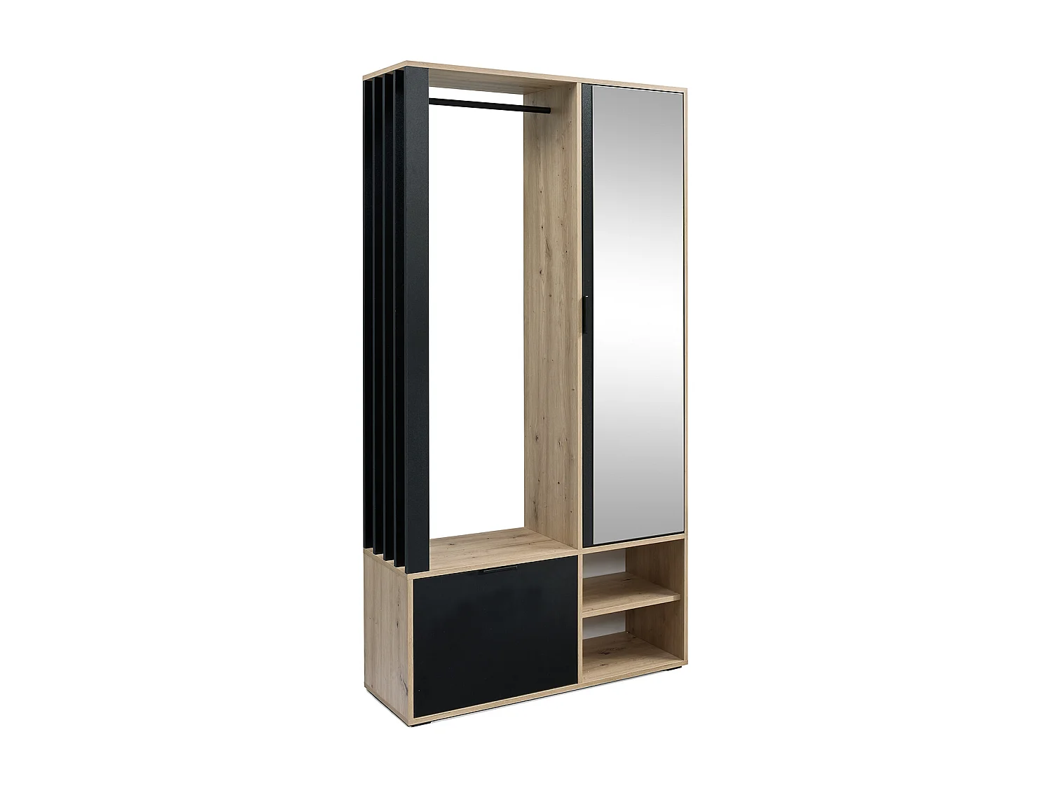 MINIO go for it, Armoire MELO en chêne Artisan/noir