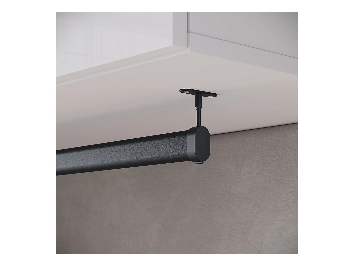 MINIO go for it, Armoire TOKAT en blanc / panneaux gris