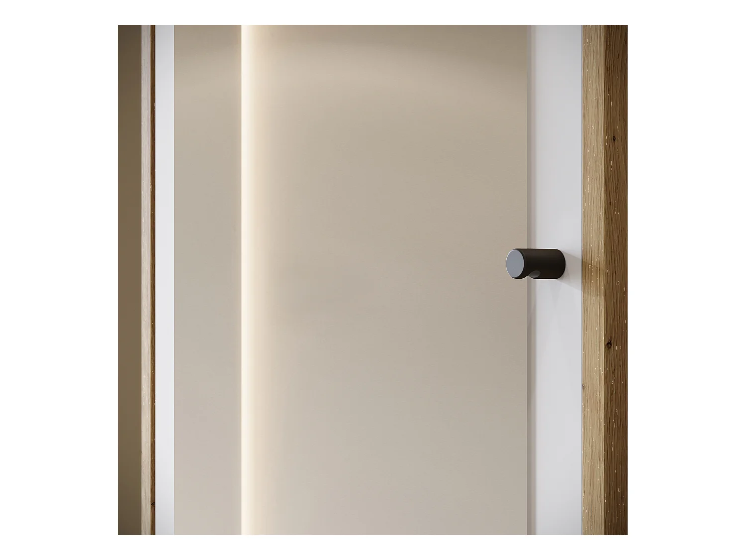 MINIO go for it, Armoire DAFNI en chêne artisan / blanc