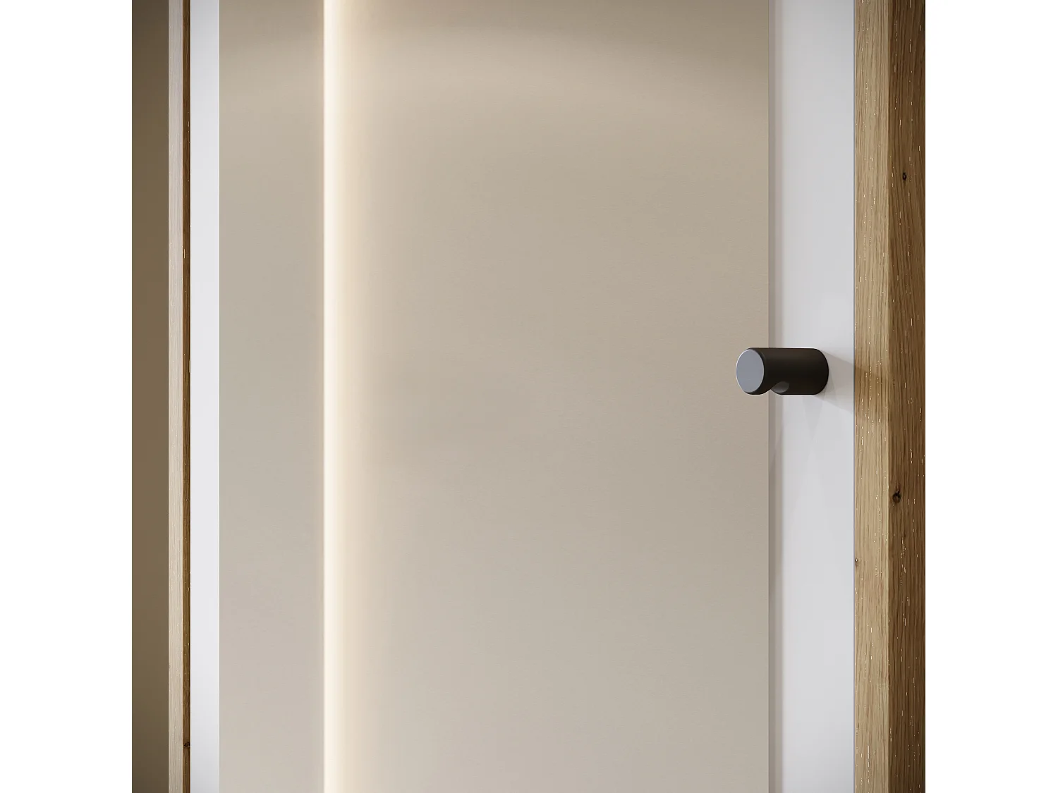 MINIO go for it, Armoire DAFNI en chêne artisan / blanc