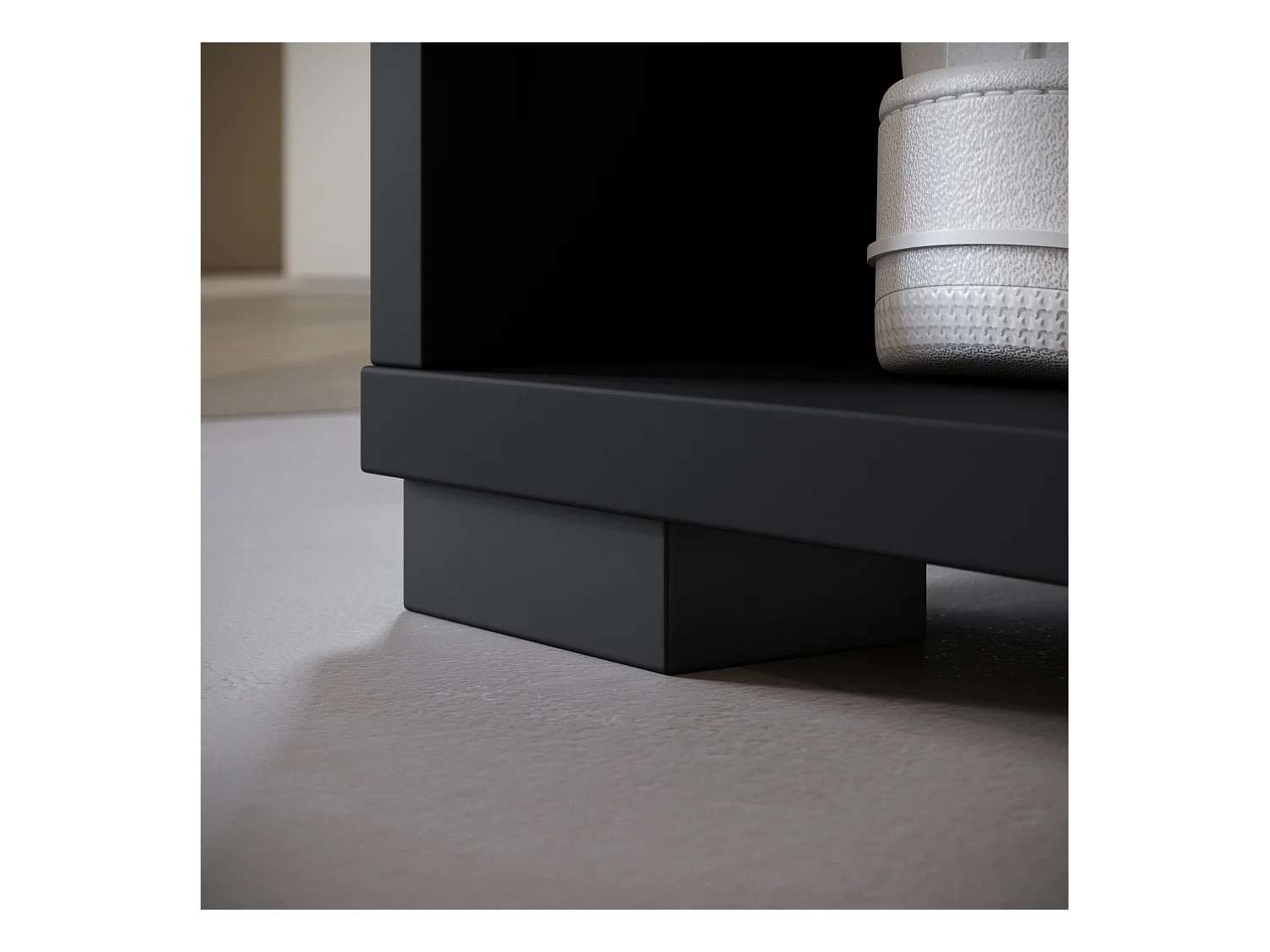 MINIO go for it, Armoire DAFNI en noir graphite