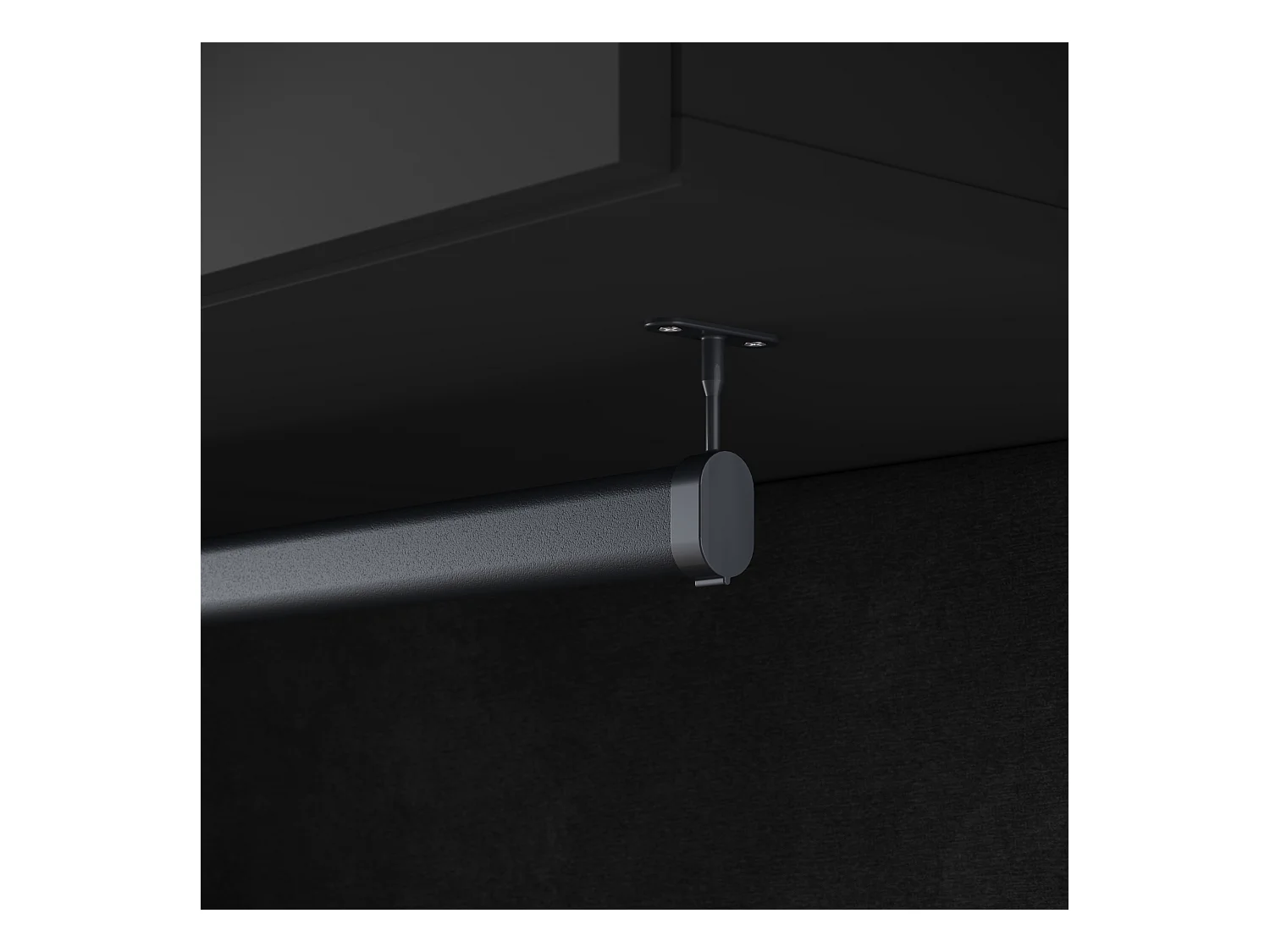 MINIO go for it, armoire TOKAT en noir / panneaux noirs