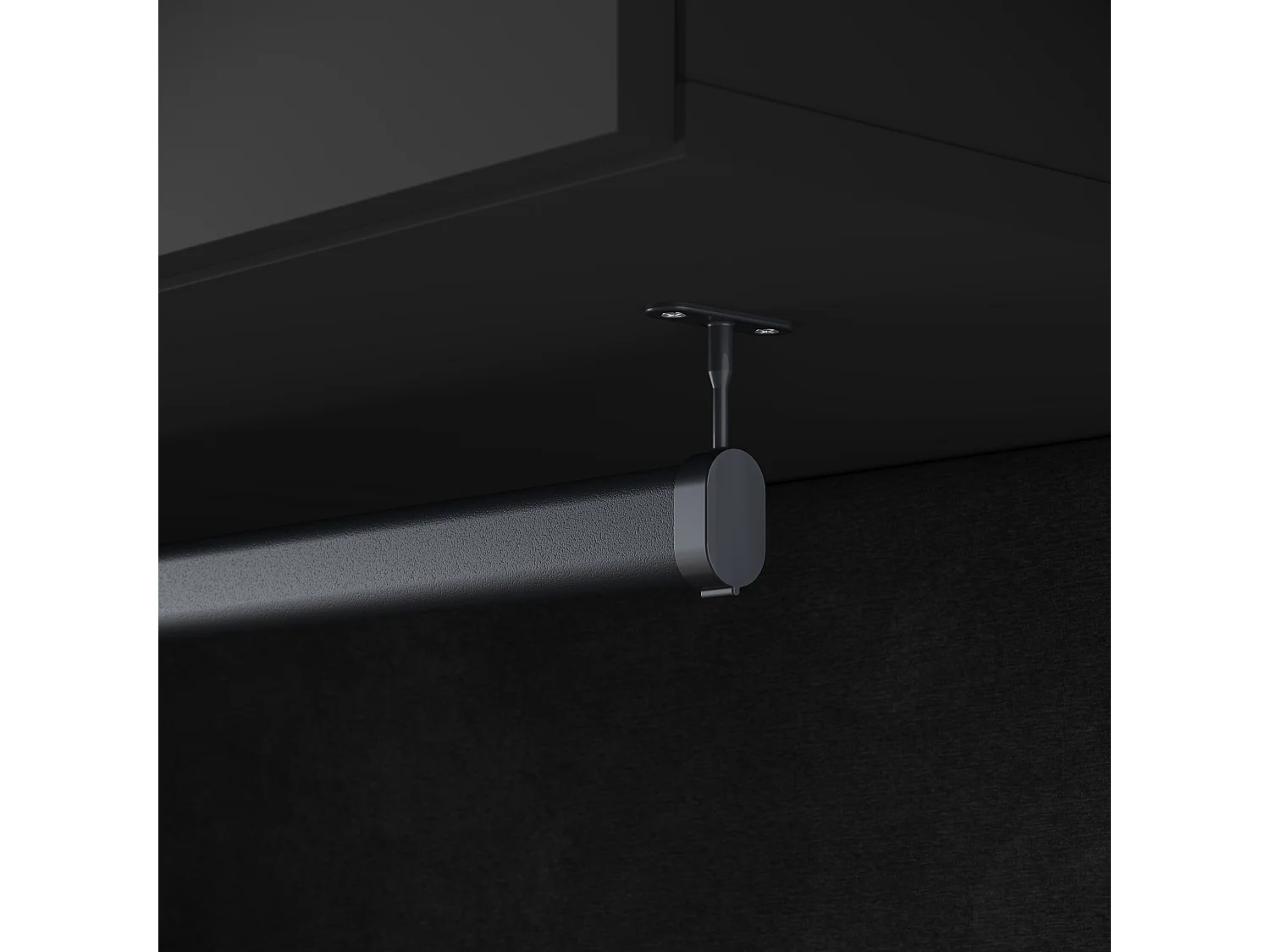 MINIO go for it, armoire TOKAT en noir / panneaux noirs