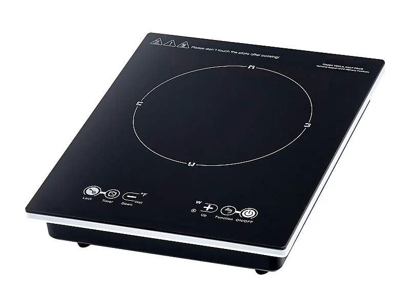 Placa de Inducción SucceBuy Portátil, Quemador de Mostrador 2200 W con 11 Niveles, Bloqueo para Niños, Fácil de Limpiar