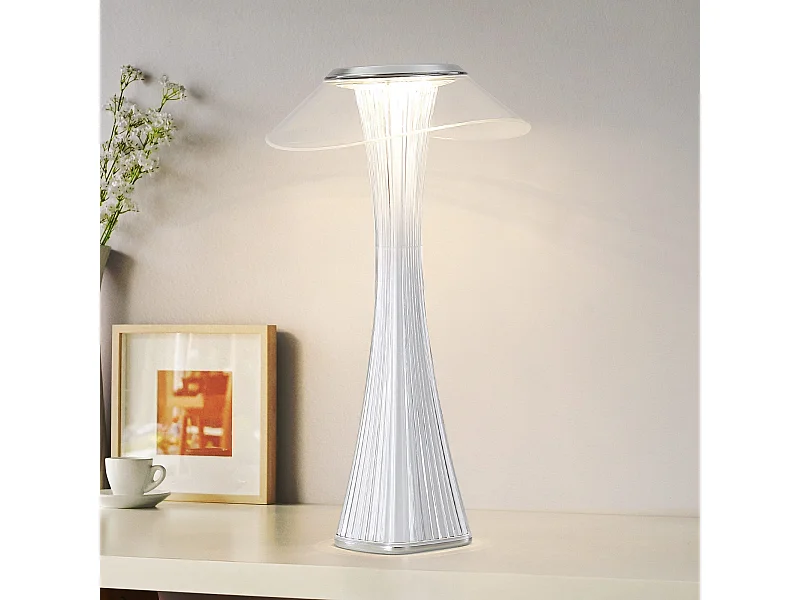 Lampe de chevet LED NETTLIFE tactile à intensité variable USB avec 3 niveaux de luminosité Lampe de table de chambre