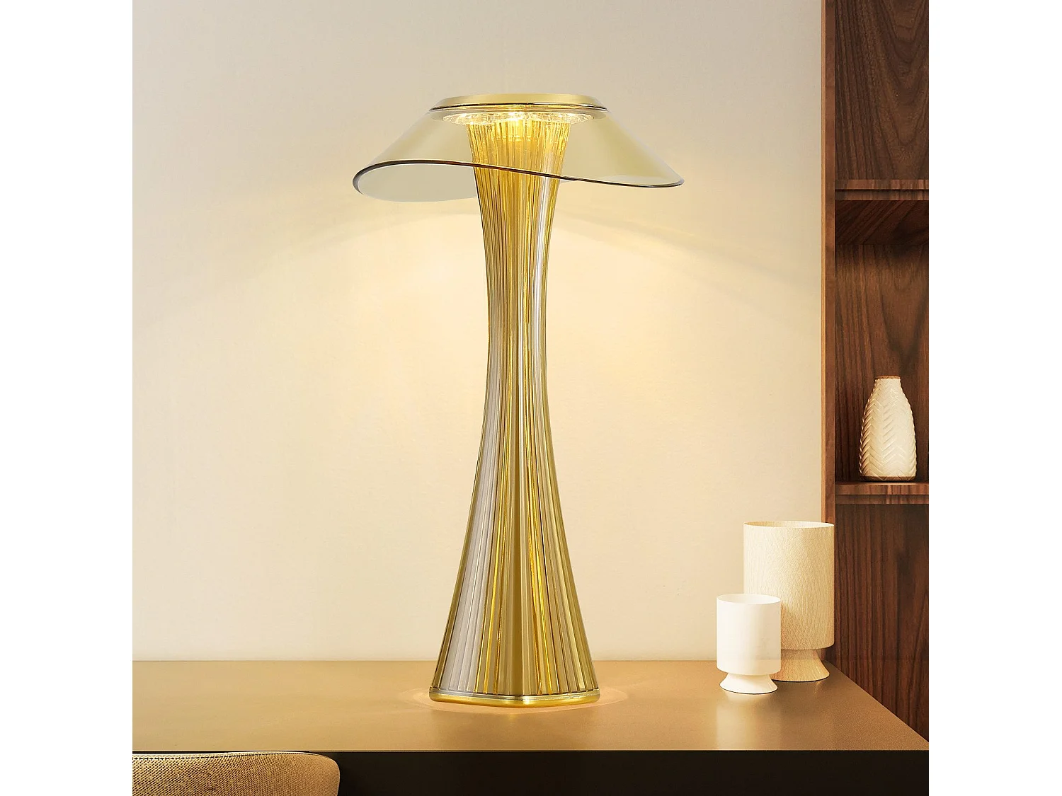 Lampe de chevet LED NETTLIFE moderne à intensité variable USB avec 3 niveaux de luminosité Lampe de table Lampe de table