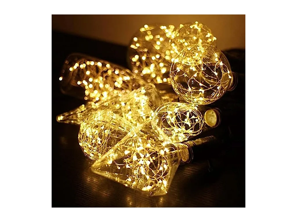 Ampoule LED NETTLIFE Ampoule LED vintage E27 Fireworks 3W diamant blanc chaud