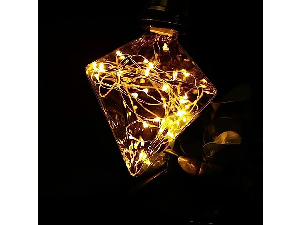 NETTLIFE LED-lamp Vintage LED-lamp E27 Vuurwerk 3W Diamant Warm Wit