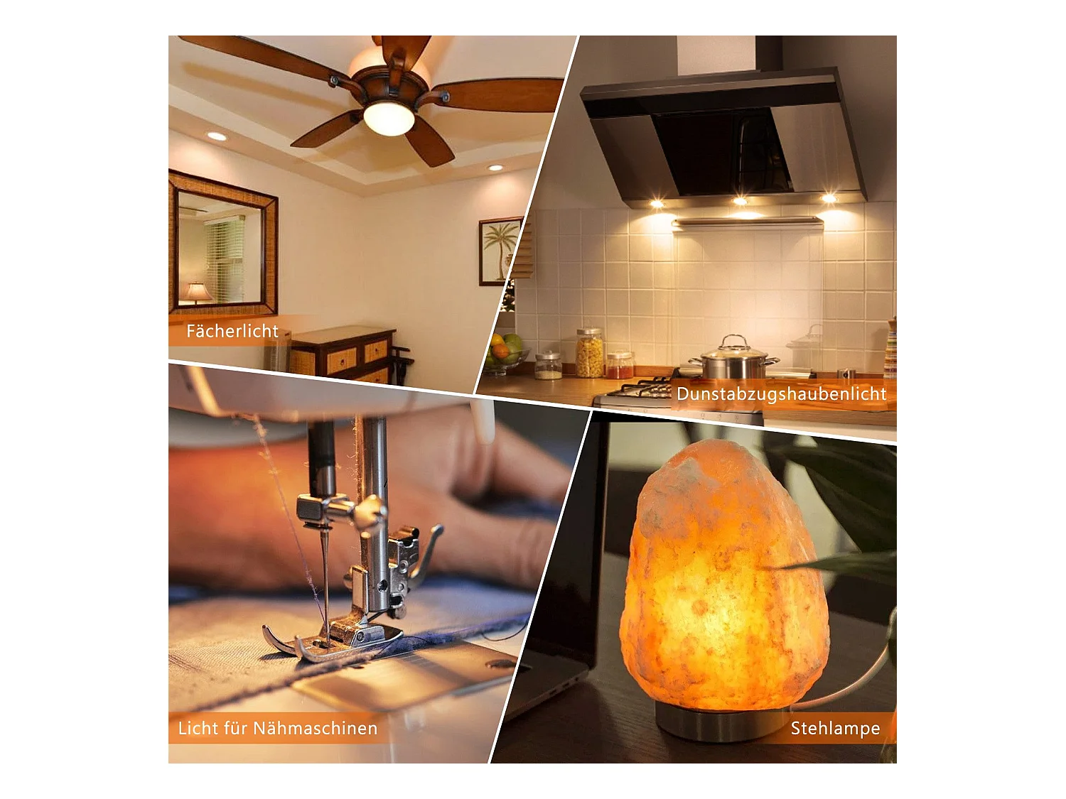 NETTLIFE E14 Vintage LED-lamp, 8 stuks - 2700K, Retro glas, 2,5W, spaarlamp, E14, 8 stuks