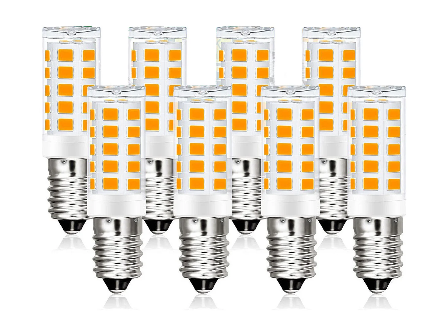 Ampoule LED NETTLIFE E14 vintage, lot de 8 – 2 700 K, verre rétro, 2,5 W, lampe à économie d'énergie, E14, 8 pièces