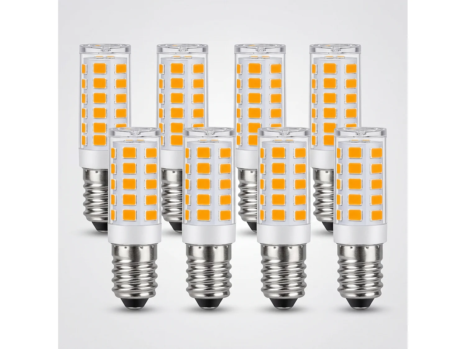 Ampoule LED NETTLIFE E14 vintage, lot de 8 – 2 700 K, verre rétro, 3 W, lampe à économie d'énergie, E14, 8 pièces