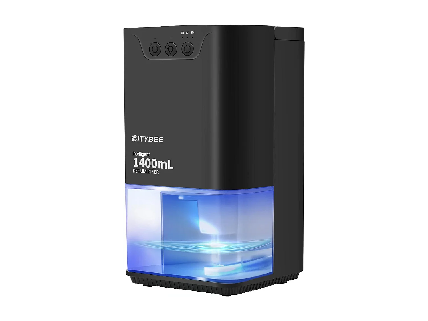 Osuszacz powietrza NETTLIFE 1400 ml z timerem i temperaturą pokojową (czarny)