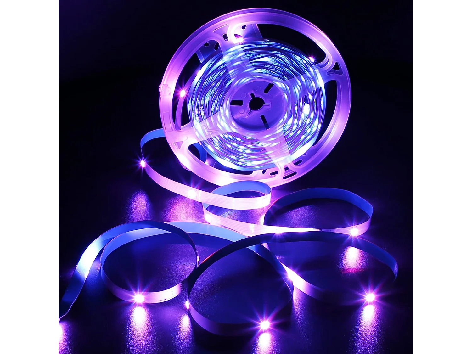 NETTLIFE RGB LED-Streifen Einstellbar mit APP Fernbedienung LED-Streifen