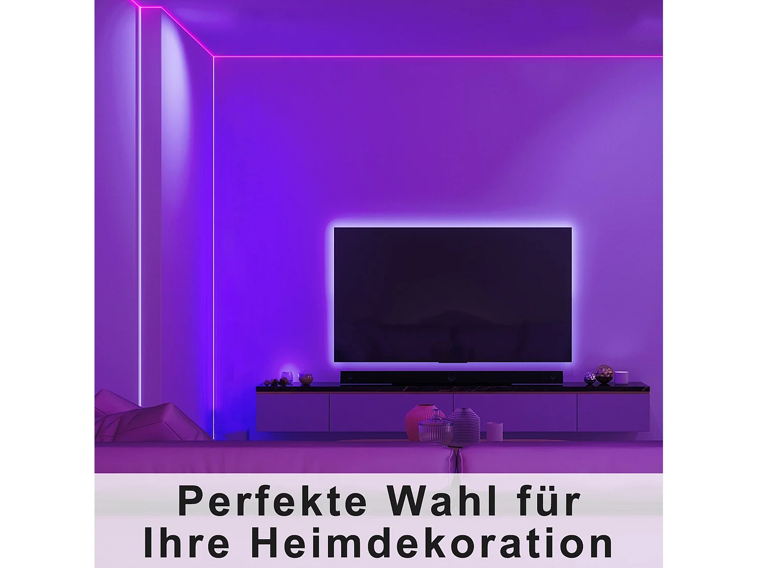 NETTLIFE RGB LED-strip, verstelbaar met APP-afstandsbediening LED-strip