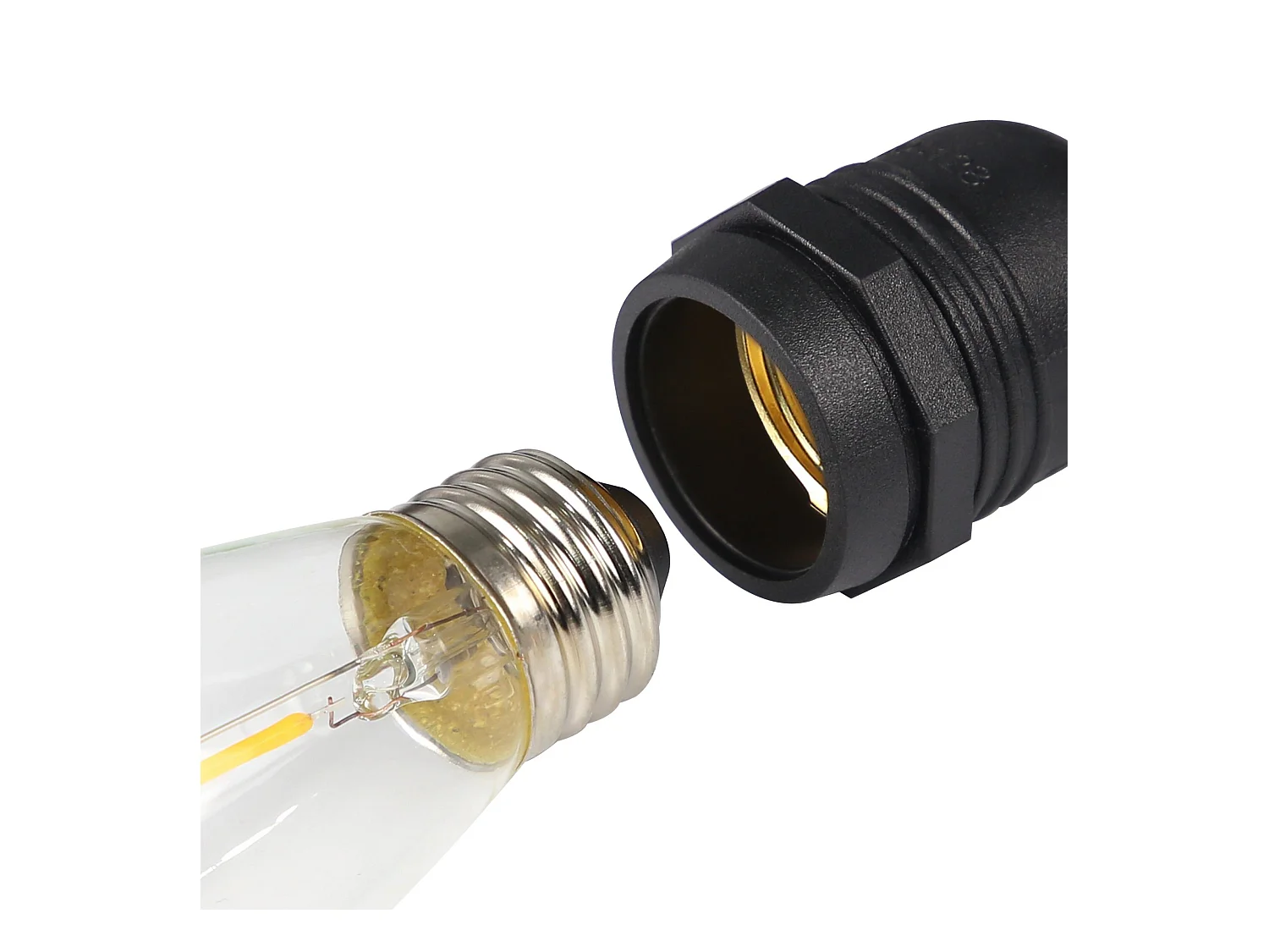 NETTLIFE Lampki LED do użytku wewnątrz i na zewnątrz Żarówki Lampki choinkowe 7,6 m/15 m 16 płomieni, dekoracja świąteczna