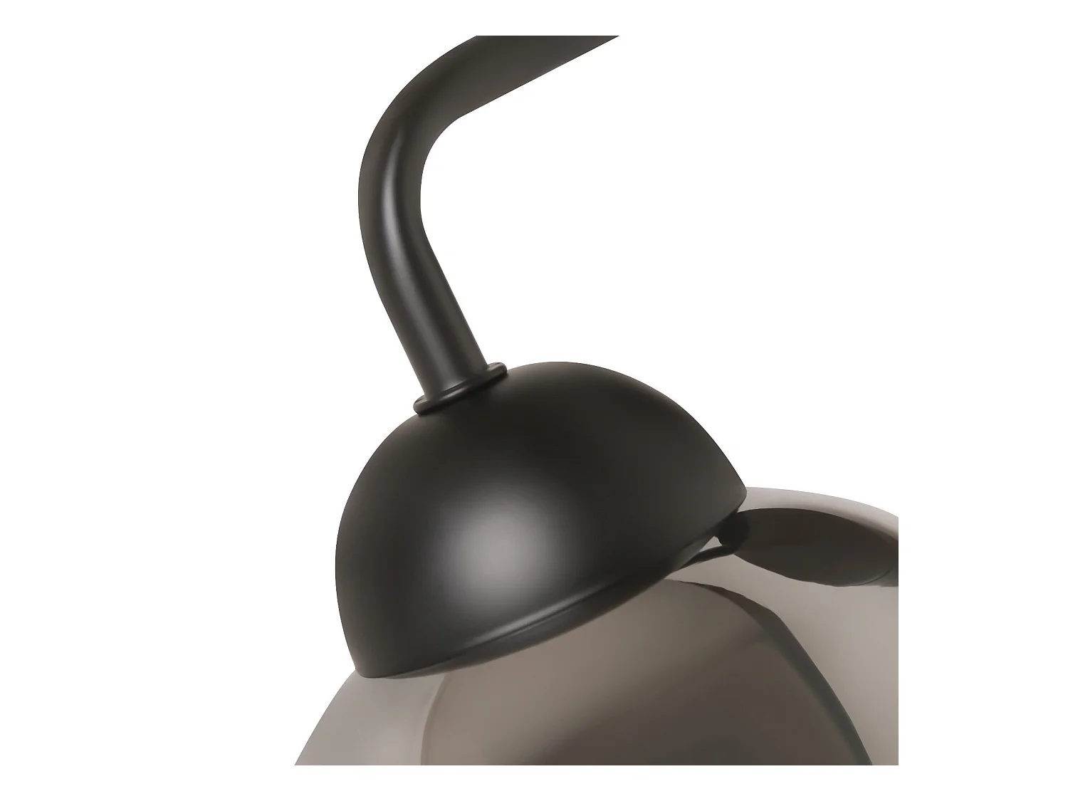 Applique murale d'intérieur vintage NETTLIFE E27 : éclairage mural rétro pour chambre à coucher en verre noir