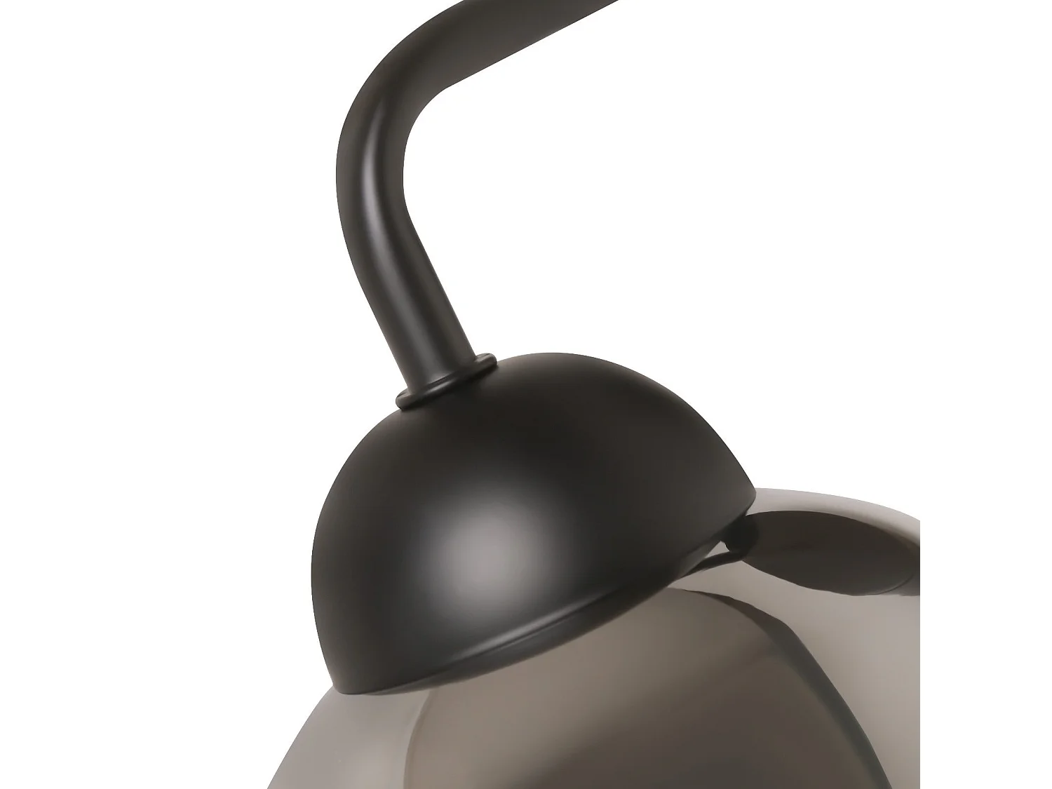 Applique murale d'intérieur vintage NETTLIFE E27 : éclairage mural rétro pour chambre à coucher en verre noir