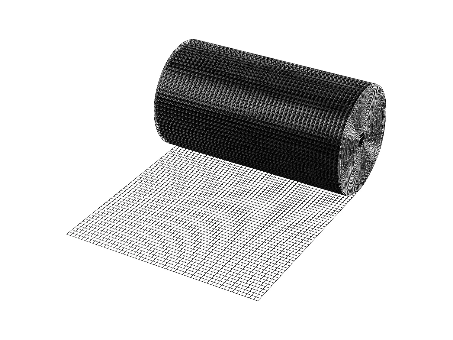 Grillage Rouleau Soudé SucceBuy Galvanisé 61 cm x 30,5 m, Grillage Métallique de Calibre 19