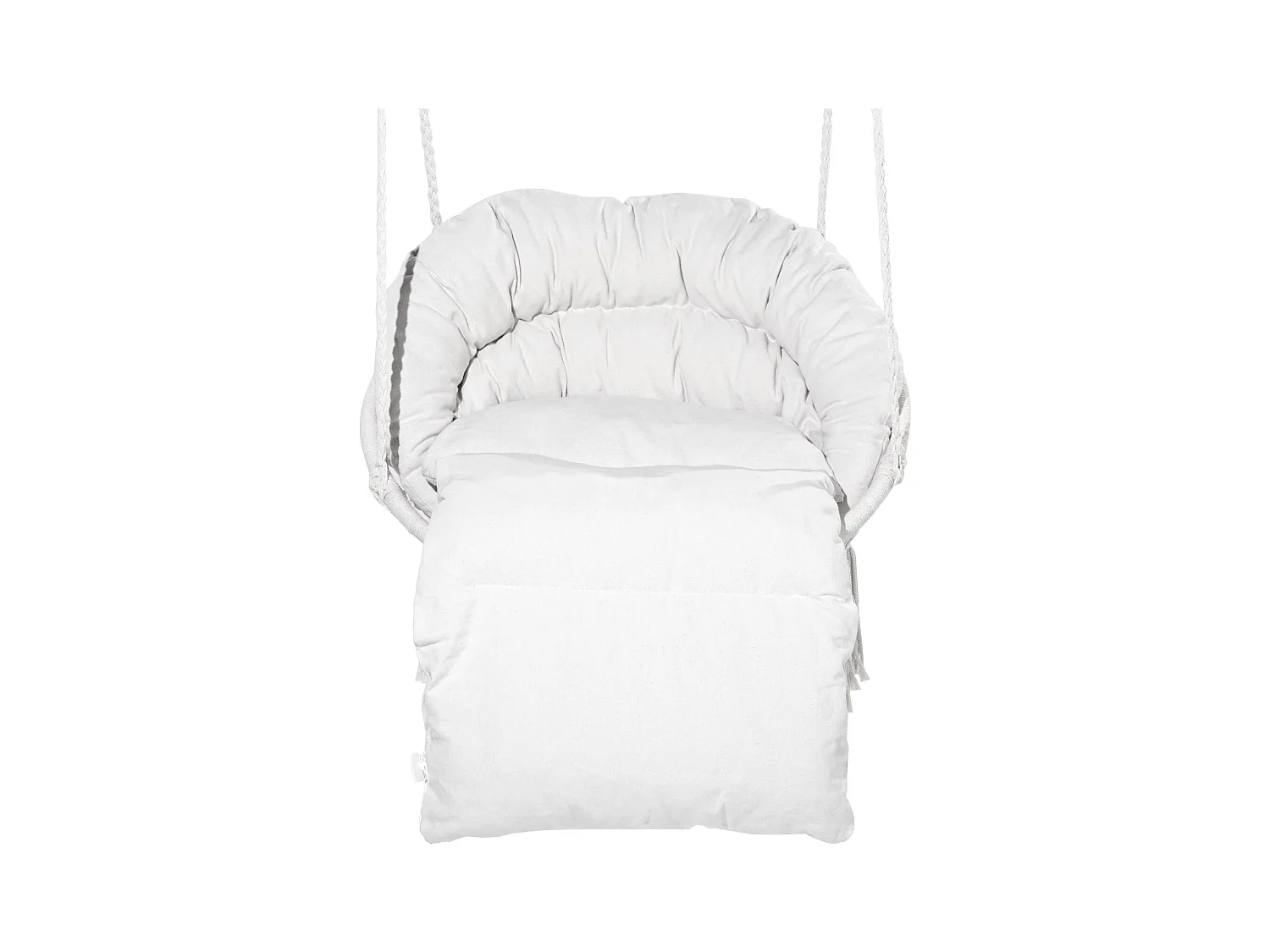 Fauteuil Suspendu Chaise Hamac Suspendue SucceBuy 149.69kg Beige