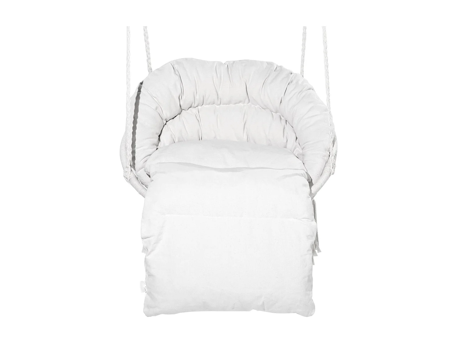 Fauteuil Suspendu Chaise Hamac Suspendue SucceBuy 149.69kg Beige