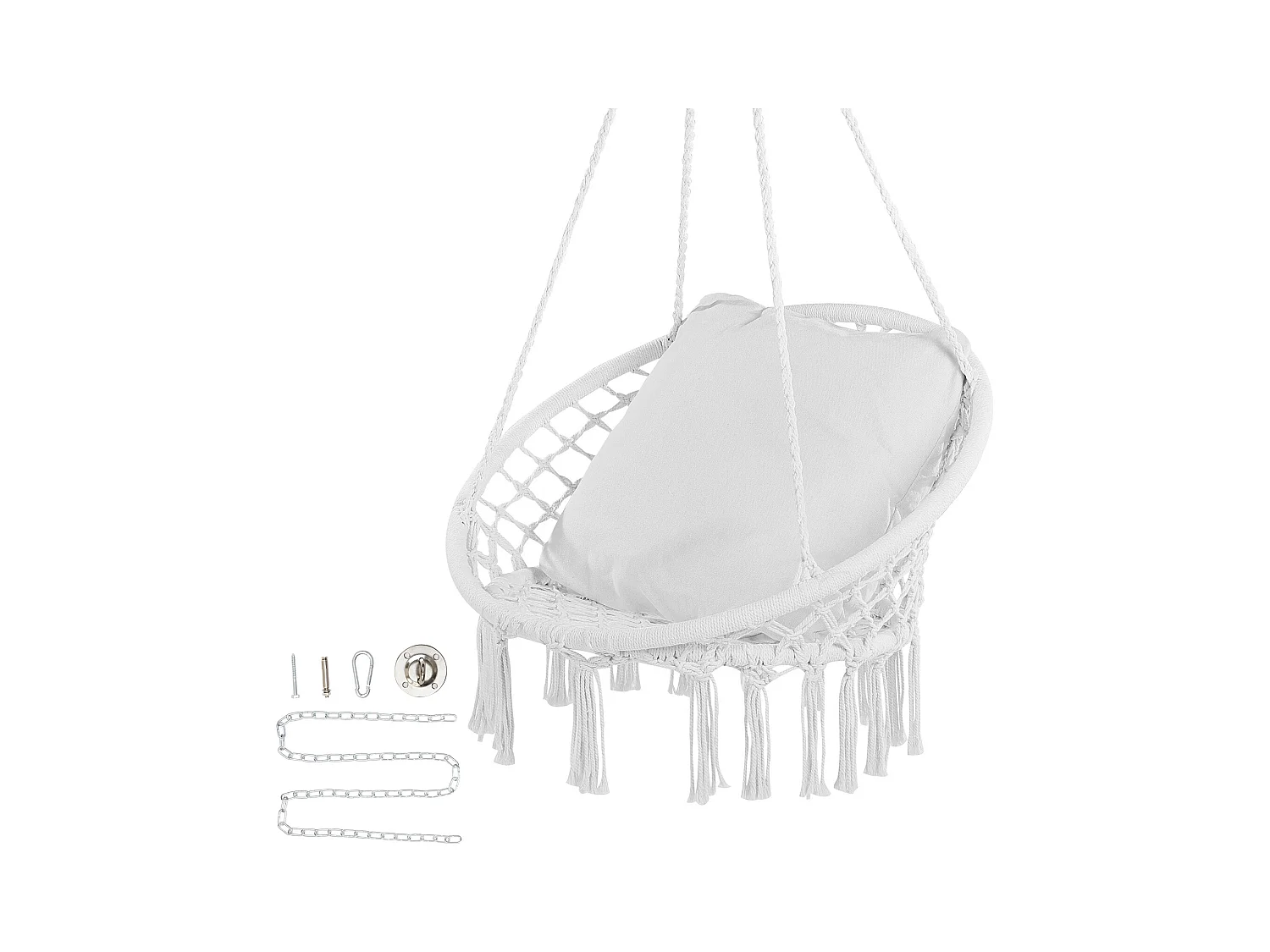 Fauteuil Suspendu Chaise Hamac Suspendue SucceBuy Capacité de 149.69kg