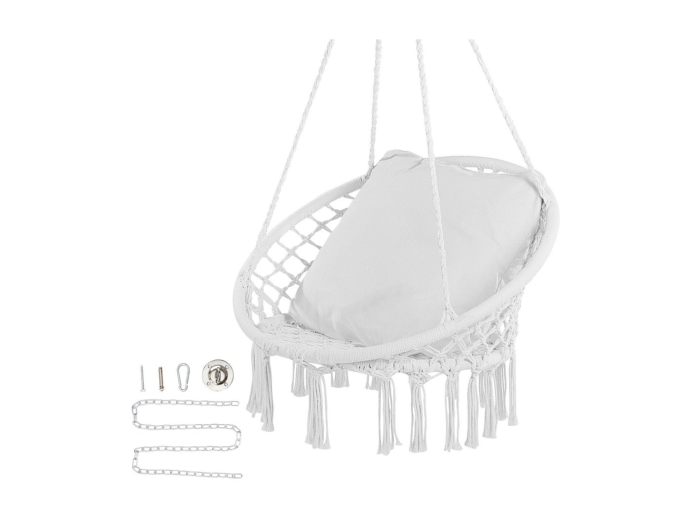 Poltrona sospesa nera - Brighter Home