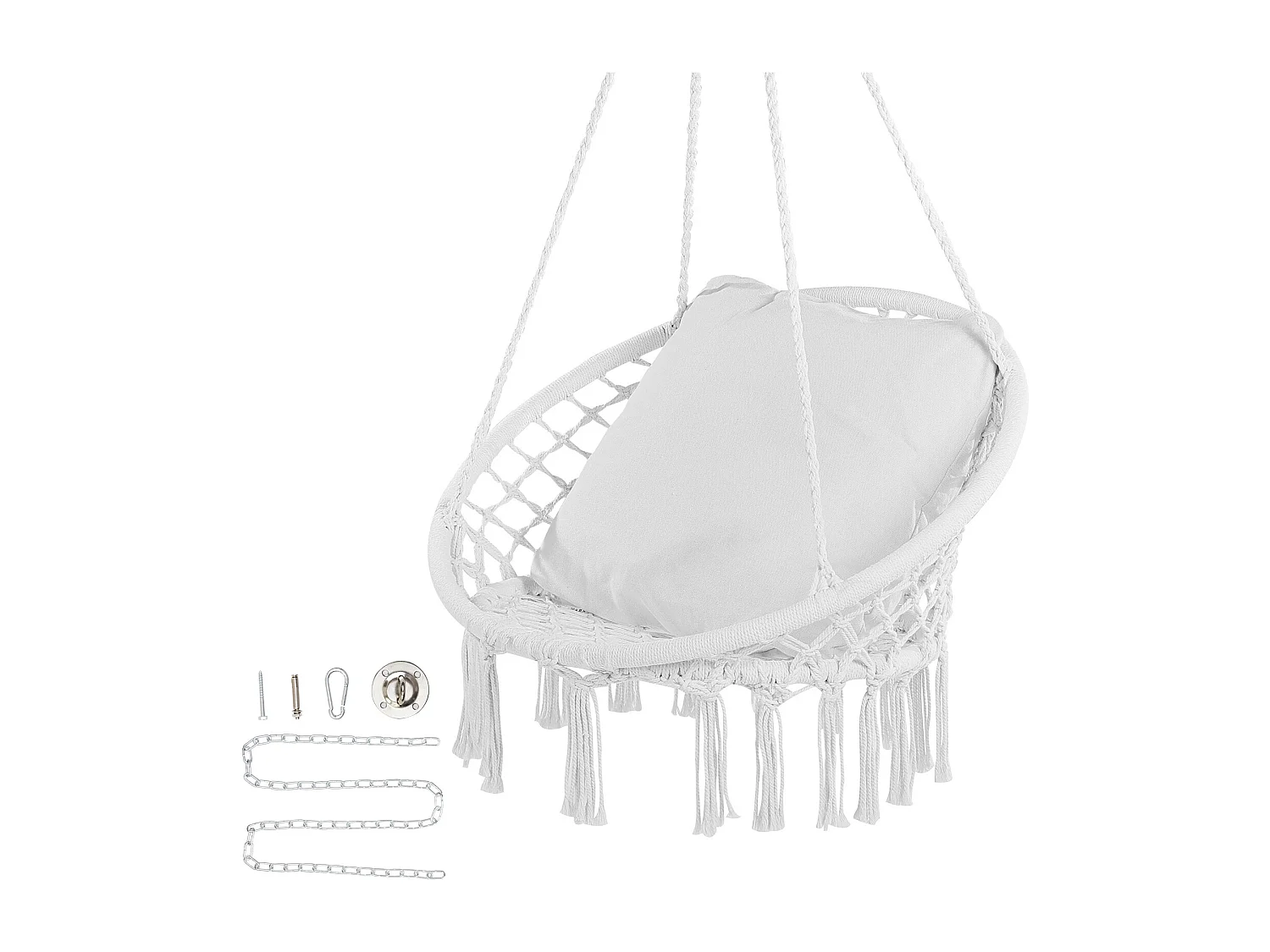 Fauteuil Suspendu Chaise Hamac Suspendue SucceBuy Capacité de 149.69kg