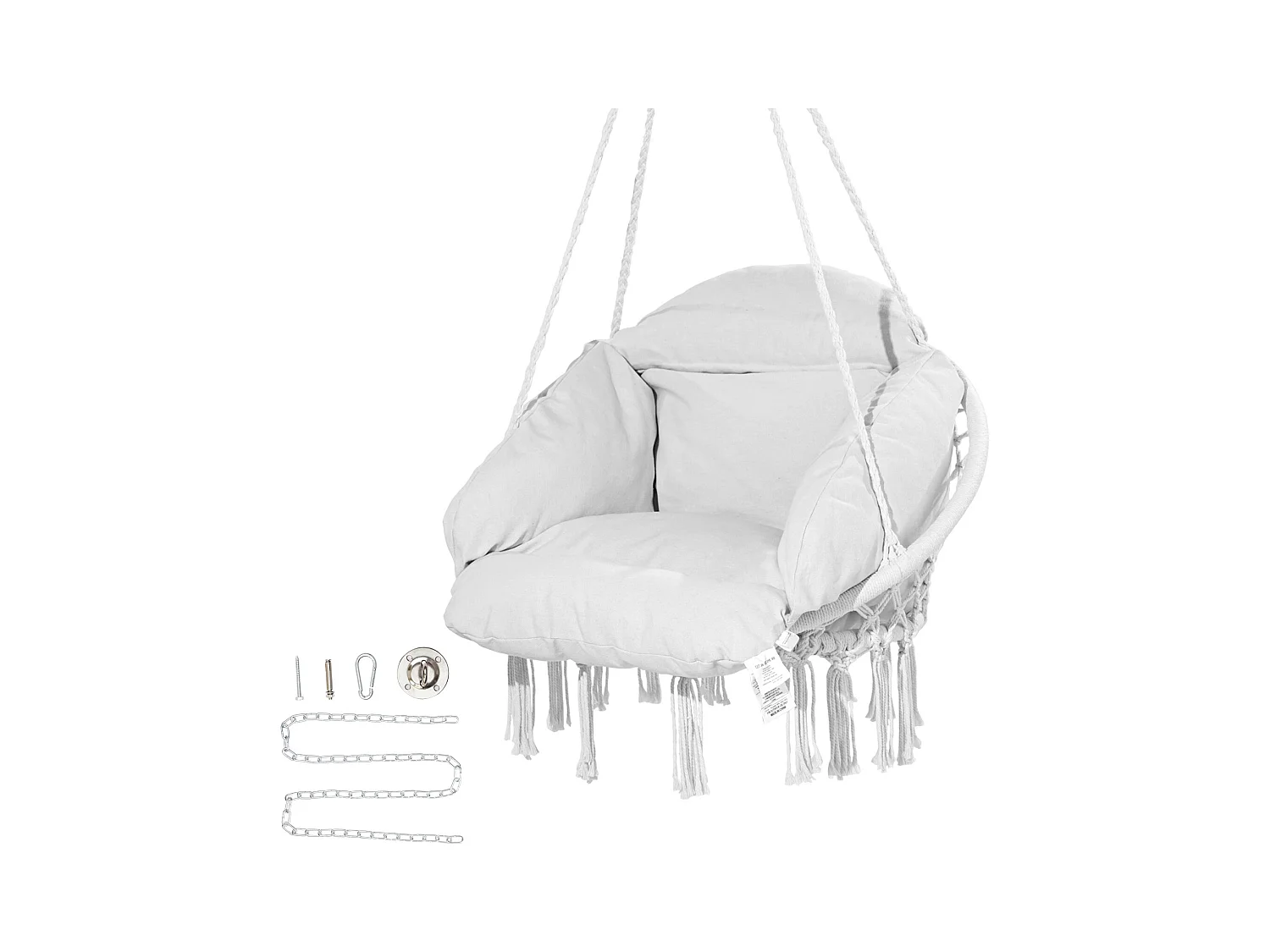 Fauteuil Suspendu Chaise Hamac Suspendue SucceBuy 119.75kg