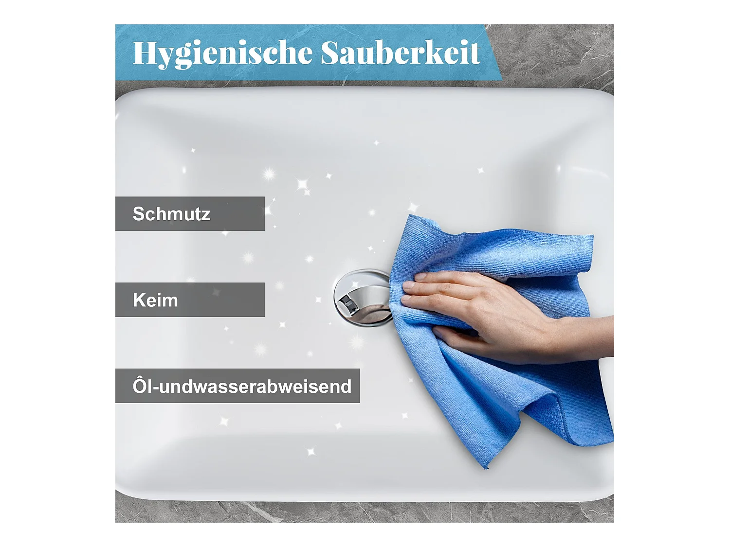 NETTLIFE vasque à poser, Lavabo de salle de bain céramique - vasque à poser carrée blanche 40 x 30cm