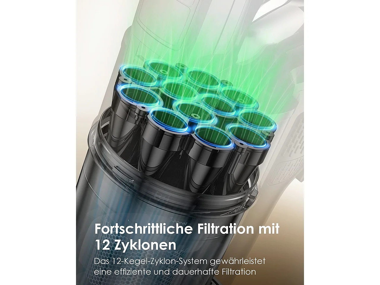 Nettlife Aspirateur à main sans fil A11 48Kpa forte puissance d'aspiration 60 minutes d'autonomie pour parquet